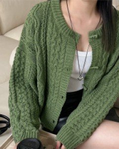 Nirudi Wool Knit Cardigan