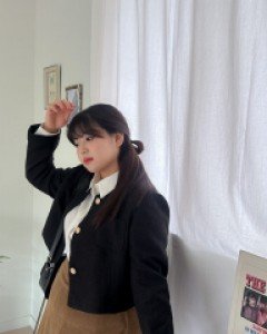 Ligene Crop Tweed Jacket