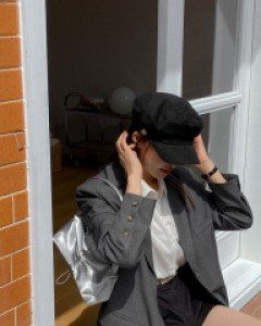 [EVELLET] Puari overfit single jacket