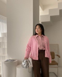 Grito Wide Cotton Waistband Pants