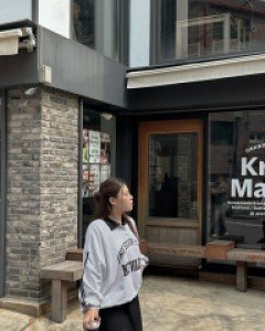 [EVELLET]Rintev Ribbed Waistband Long skirt