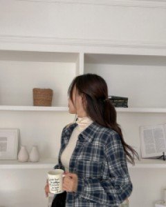 Metins fleece Plaid Check Shirt