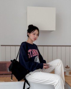 Rubybe fleece Graphic Print Sweatshirt