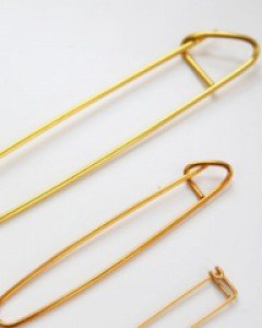 국산 안전핀 (3 size)