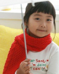레드 와플 머플러 ★목도리만들기,목도리뜨기,커플목도리,세븐이지★겨울패키지30