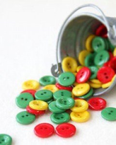 신호등단추set(5개) ♡펠트하우스/펠트공예/펠트재료/단추/단추장식/모양단추/캐릭터단추♡