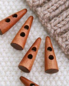 뿔 단추(1set-2개)