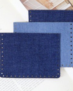 데님 포켓 재단원단 ★니뜨,가방부자재,뜨개부자재,포켓,데님주머니,데님포켓,뜨개주머니,주머니장식,뜨개가방만들기★