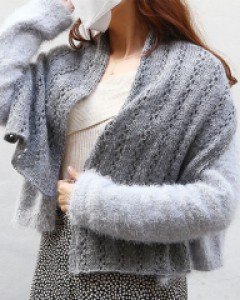 마론 사각 머플러 /니뜨,절기머플러,대바늘머플러뜨개,목도리뜨개질,목도리키트,허니울,허니모헤어