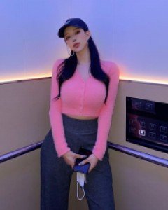 보카리 크롭 가디건