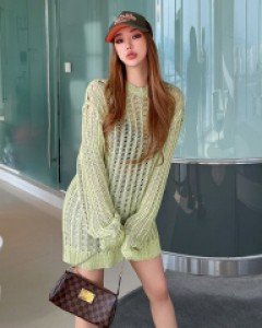 볼티그물루즈핏 니트