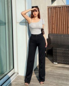 수르트하이핏 와이드팬츠