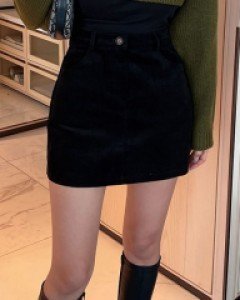 앤듀인 코듀로이 스커트