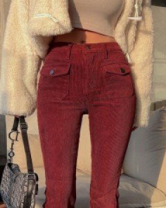 로디프 코듀로이 하이핏 부츠컷팬츠[히든밴딩]