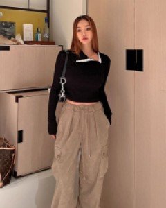 움프 와플 스냅 티셔츠