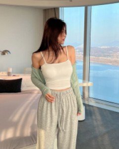 바이딘 크롭 스퀘어 이너 나시[캡내장]