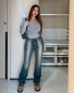 골슨 반하이 세미 부츠컷팬츠