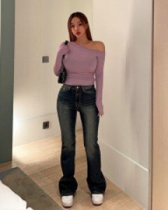 포이스 반하이 부츠컷팬츠