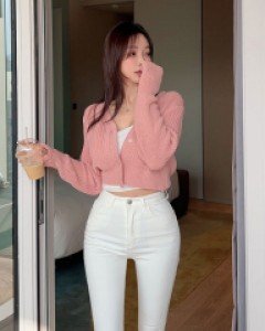 네리토 크롭 가디건