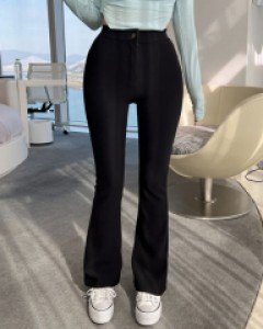 찰쓰 하이핏 부츠컷팬츠