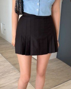 백슈 플리츠 치마바지