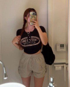 프로킨 크롭 티셔츠[모달35%]