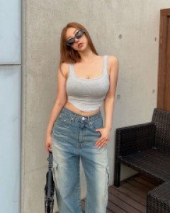 도일 크롭 나시[모달38%]
