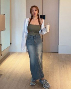 크리터 반하이 롱스커트