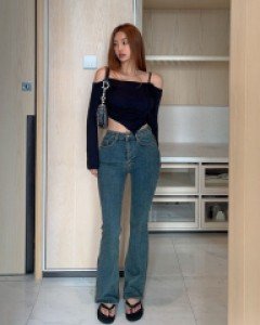 앱써드 반하이 부츠컷팬츠