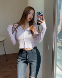 키틴 크롭 가디건