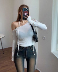 라이엔 언발 머플러 세트[텐셀95%]