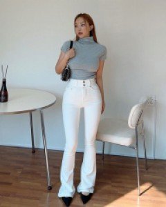 코린 하이핏 부츠컷팬츠