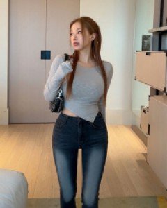 케이드 언발 티셔츠[모달38%]