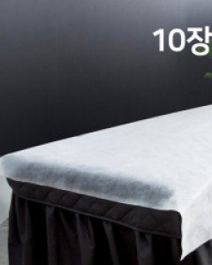 미용 베드 부직포 커버 10매묶음 속눈썹 경락 마사지 침대 반영구 한의원