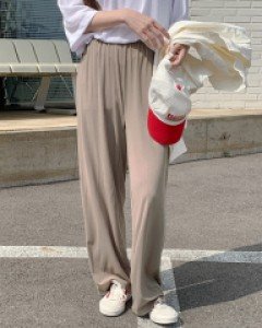 멜이지 와이드 밴딩 팬츠 59858