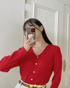 [6천장 돌파] 칸트 브이넥 니트 가디건 61037