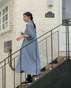 데이 루즈핏 롱 원피스 61010