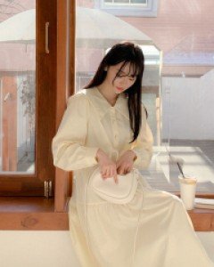 크레피 빅카라 롱 원피스 63498