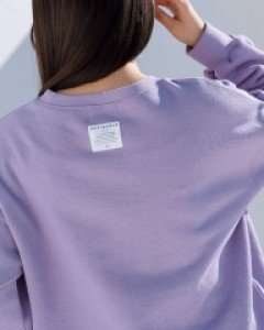 켄리 루즈핏 라벨 맨투맨 63640