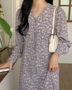 니아쥬 플라워 롱 원피스 63864