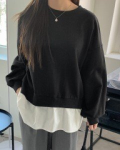 카드엘 레이어드 루즈핏 맨투맨 63885