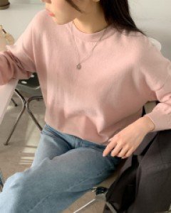 폴링 루즈핏 니트 64096