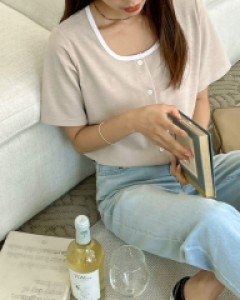 마이니 반팔 가디건 64988
