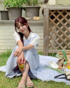 [김민경 착용]리니스 린넨 뷔스티에 원피스 65269