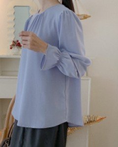 휴니아 셔링 블라우스 66759