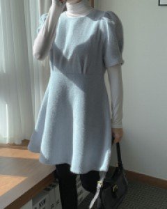 [김민경 화보]쥬란 퍼프 뽀송이 원피스 67486