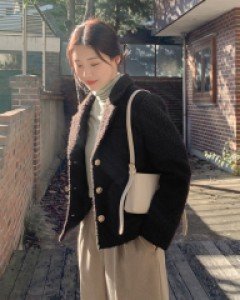 케르닌 루즈핏 테리 숏 자켓 67637