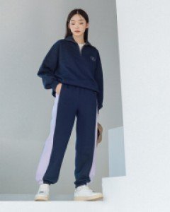 이오얀 밴딩 배색 기모 조거 팬츠 67983