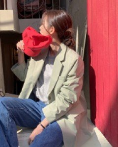 벨로네 루즈핏 싱글 자켓 69294