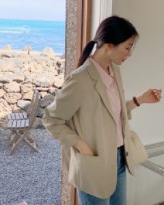 헤빈티 루즈핏 싱글 자켓 69434